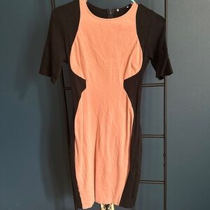 Color block bodycon dress
